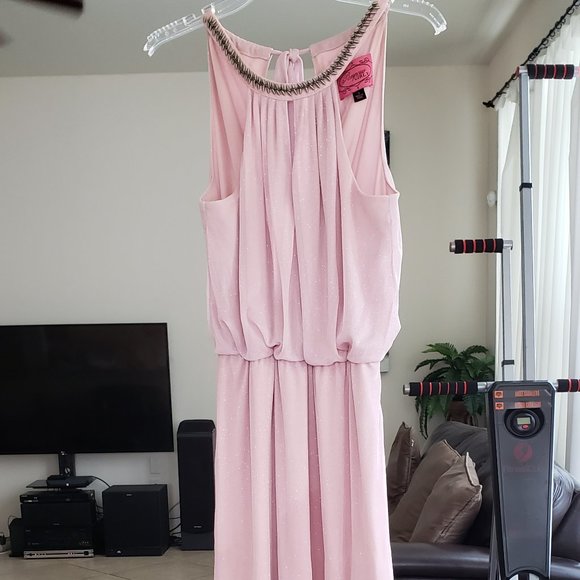 POMPAUS  Girly  women's Maxi Dress . - Picture 16 of 16